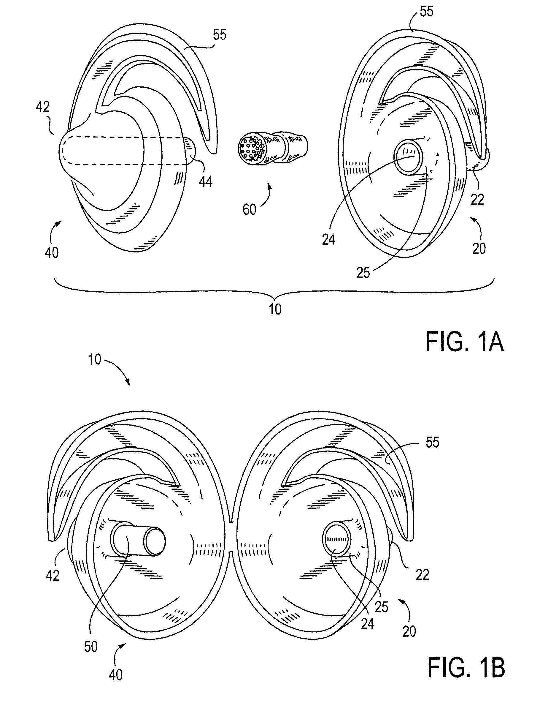 Insertion device for deep-in-the-canal hearing devices