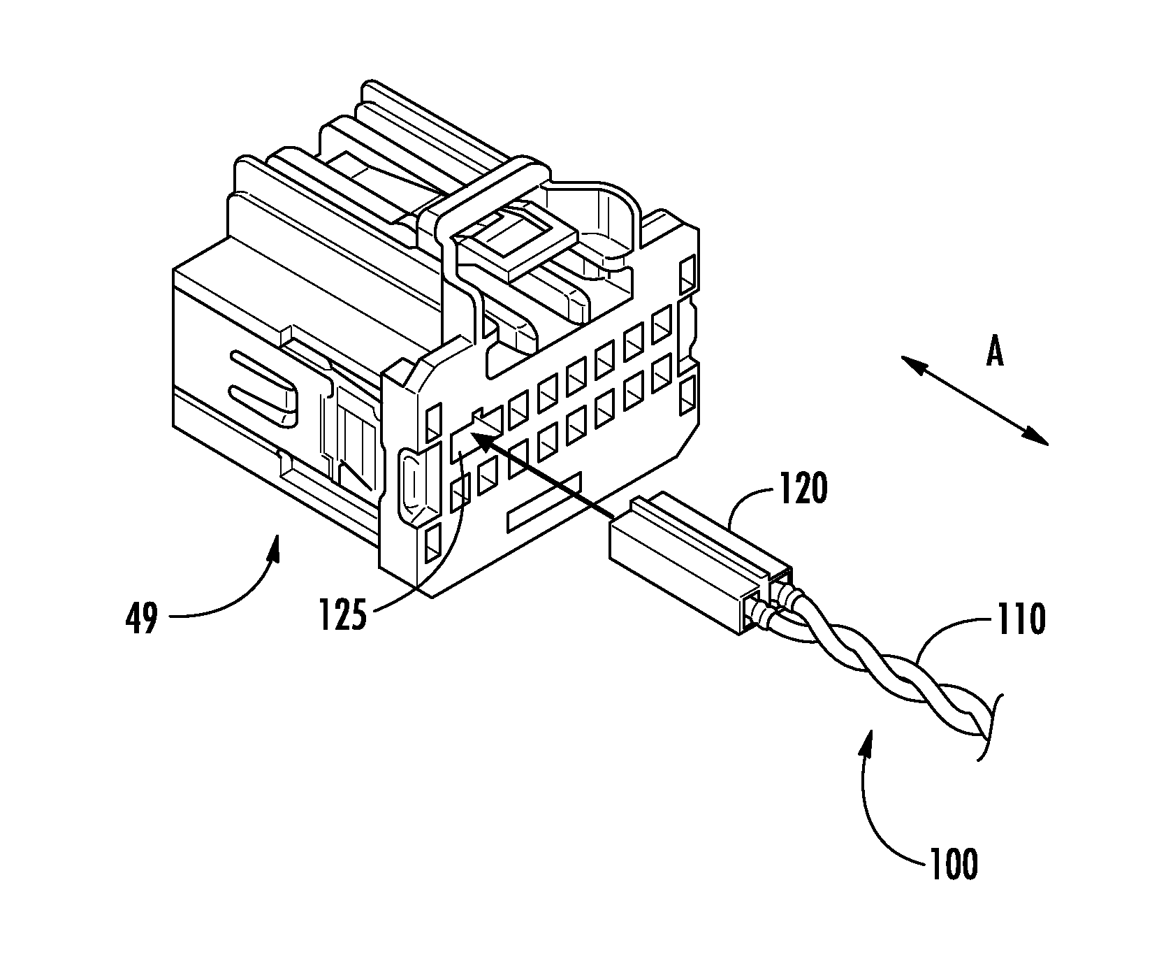 Electrical harness connector system with differential pair connection link