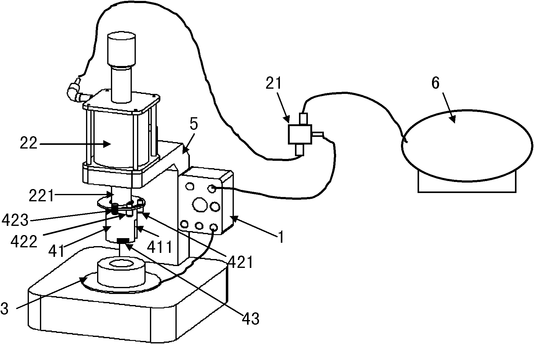 Intelligent pressing device and method of eccentric shaft and bearing