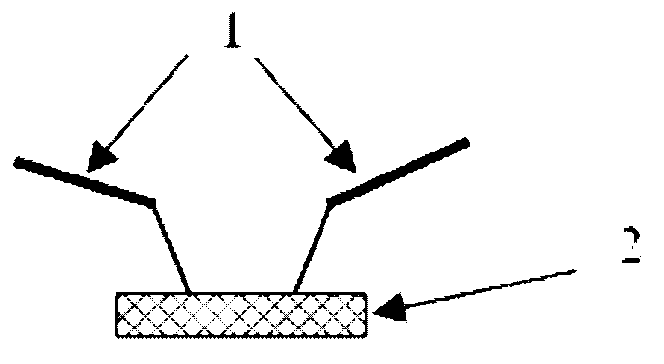 Electric leading-out structure of sensor chip to be detected and application thereof