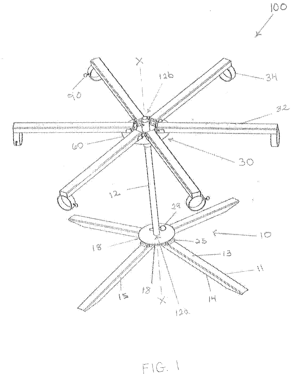 Collapsible scent training wheel