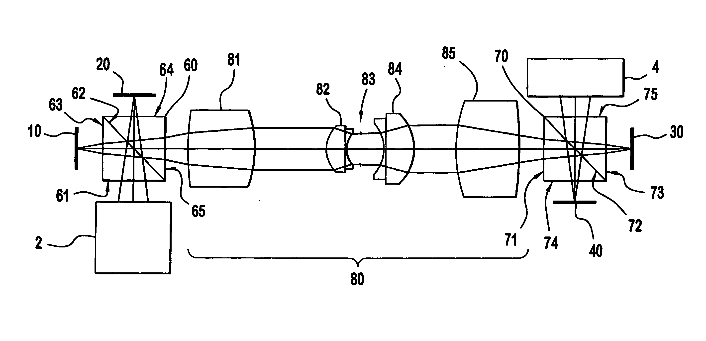 High contrast stereoscopic projection system