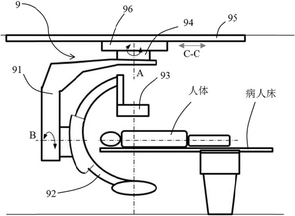 Medical imaging device and rack thereof