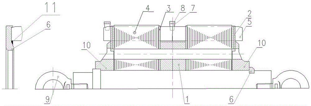 A verification tooling and verification method for intermediate frequency induction brazing of motor rotor end ring guide bar