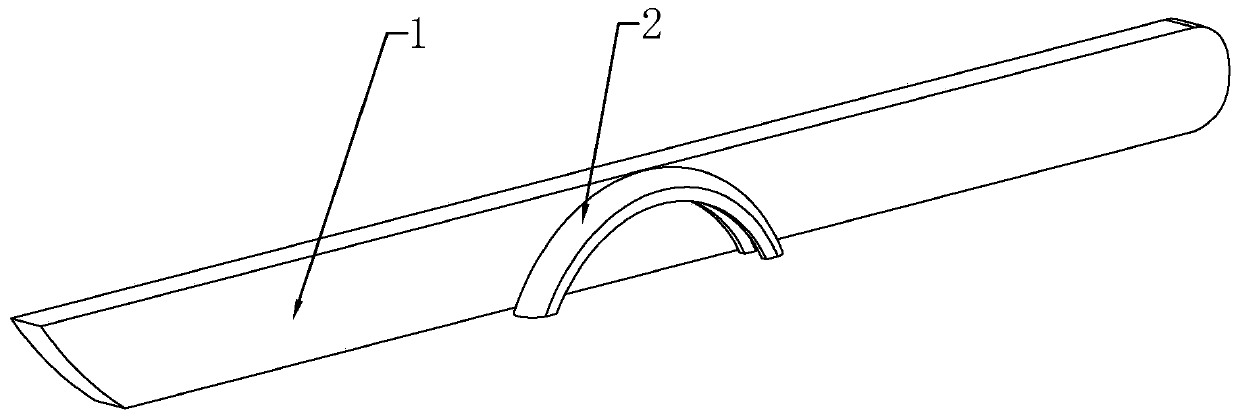 Paper straw bending and skew notch cutting process method