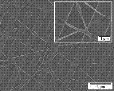 Acoustic surface wave type humidity sensor based on conductive polymer composite nano-fibre and preparation method thereof