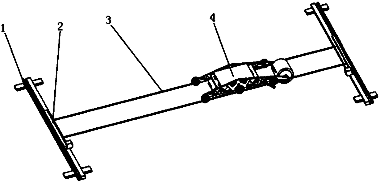 Lifting cable type crack detecting robot