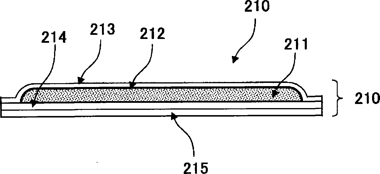 Skin patch laminate body