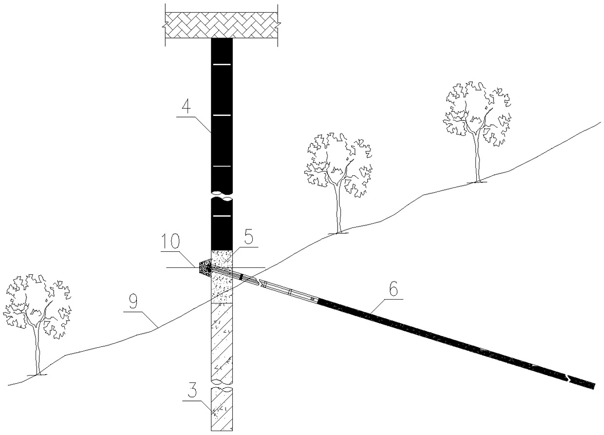 Stress balance and vibration-reduction disaster-preventing high bridge pier structure of highway high and steep slope and construction method