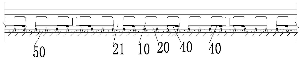Fabricated ballastless track system and construction method thereof