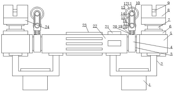 Exterior wall climbing device for building maintenance