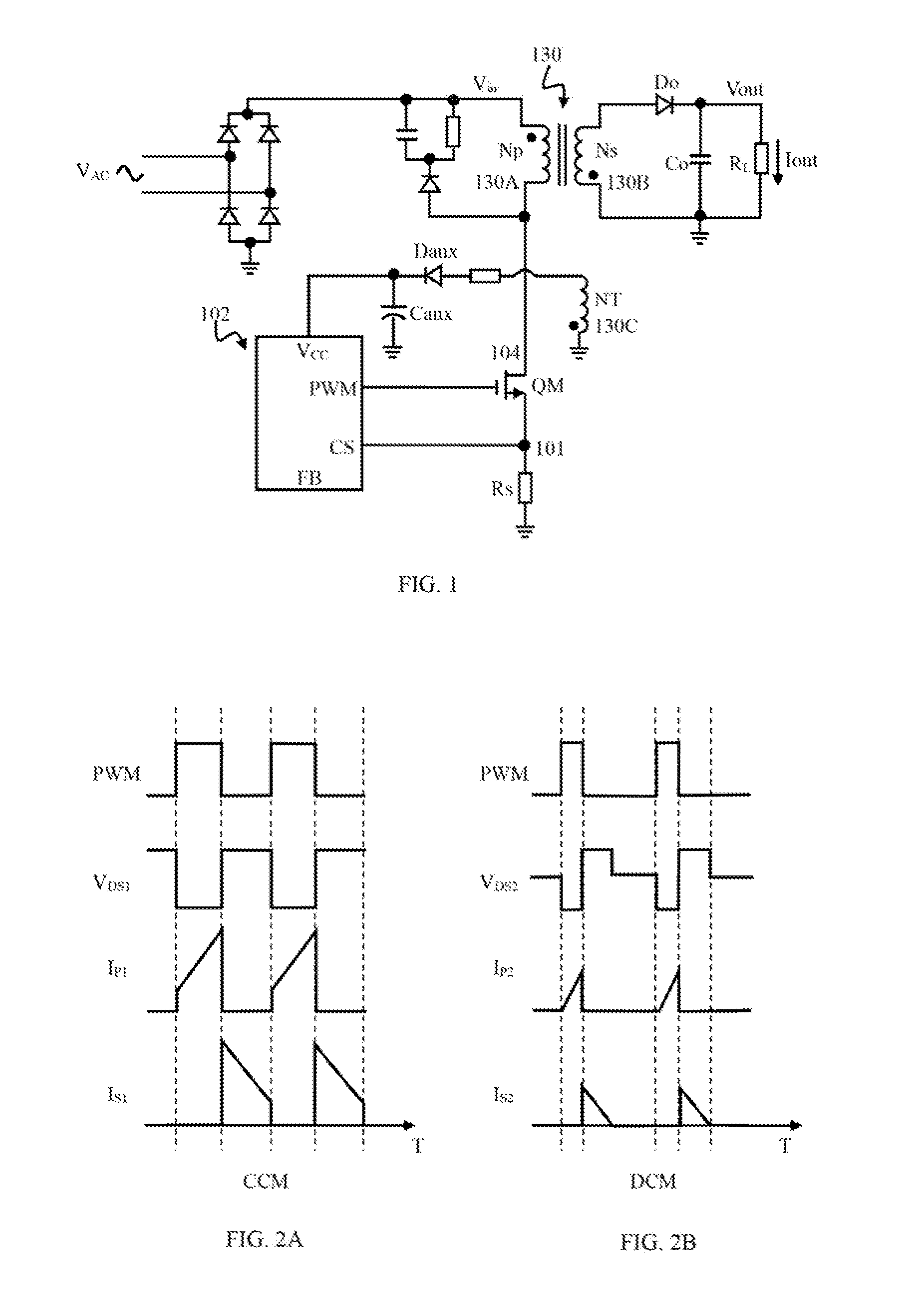 Flyback converter output current evaluation circuit and evaluation method