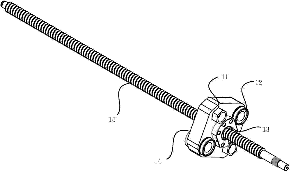 Dual-extruding rod electric cylinder