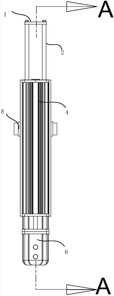 Dual-extruding rod electric cylinder