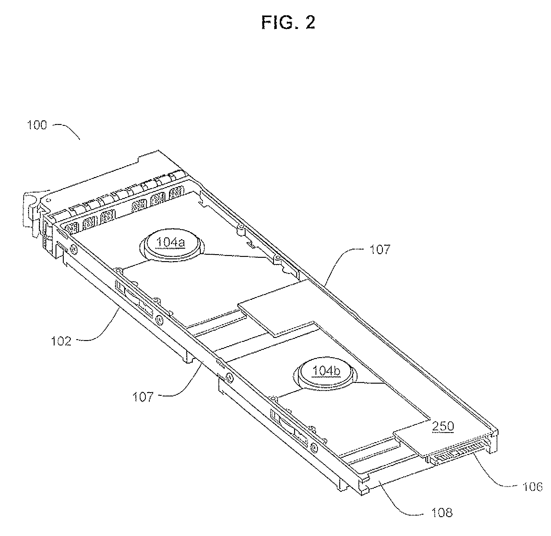 Incorporation of two or more hard disk drives into a single drive carrier with a single midplane connector