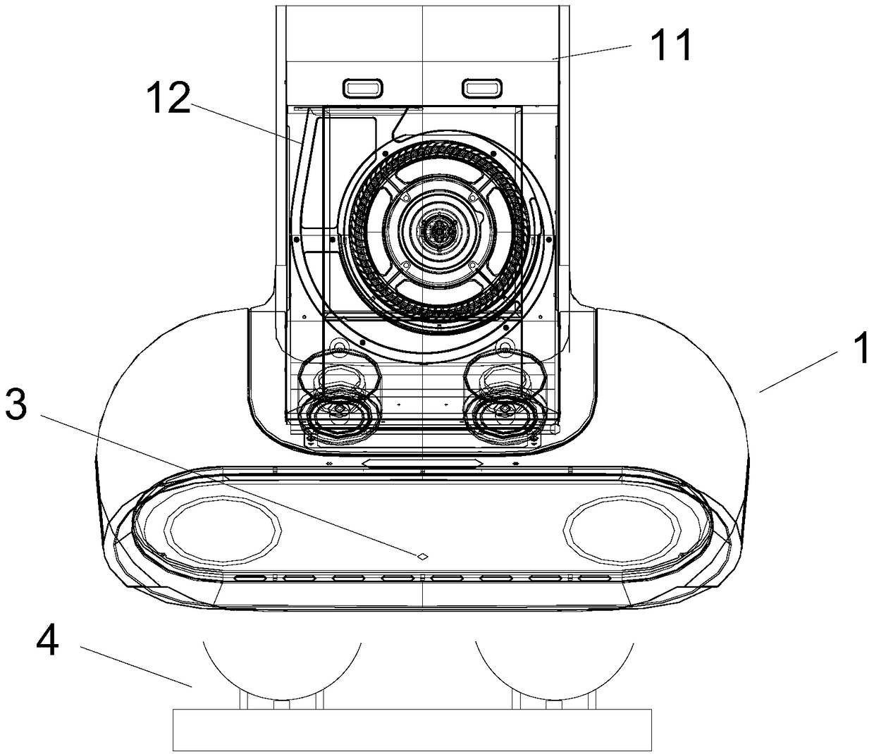 Intelligent range hood and noise reduction method thereof