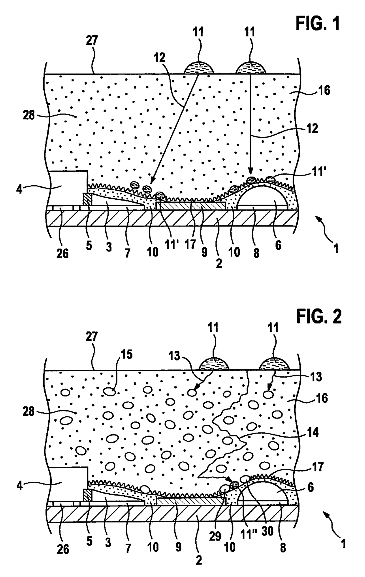 Circuit carrier including a silicone polymer coating