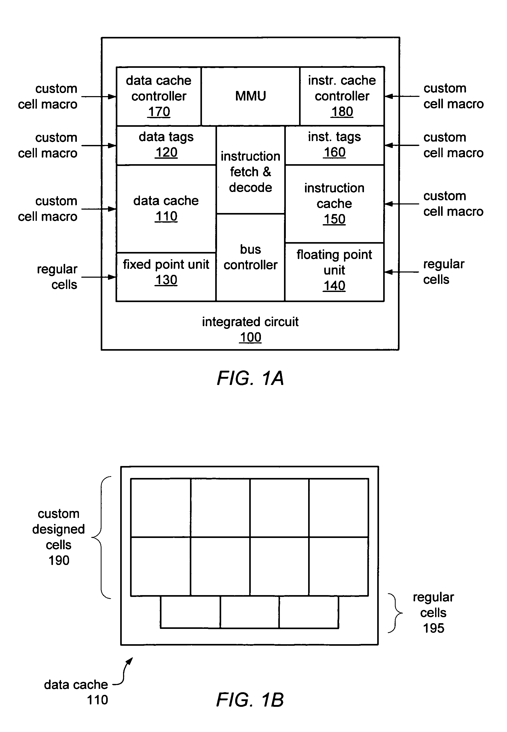 Integrated circuit design with cell-based macros