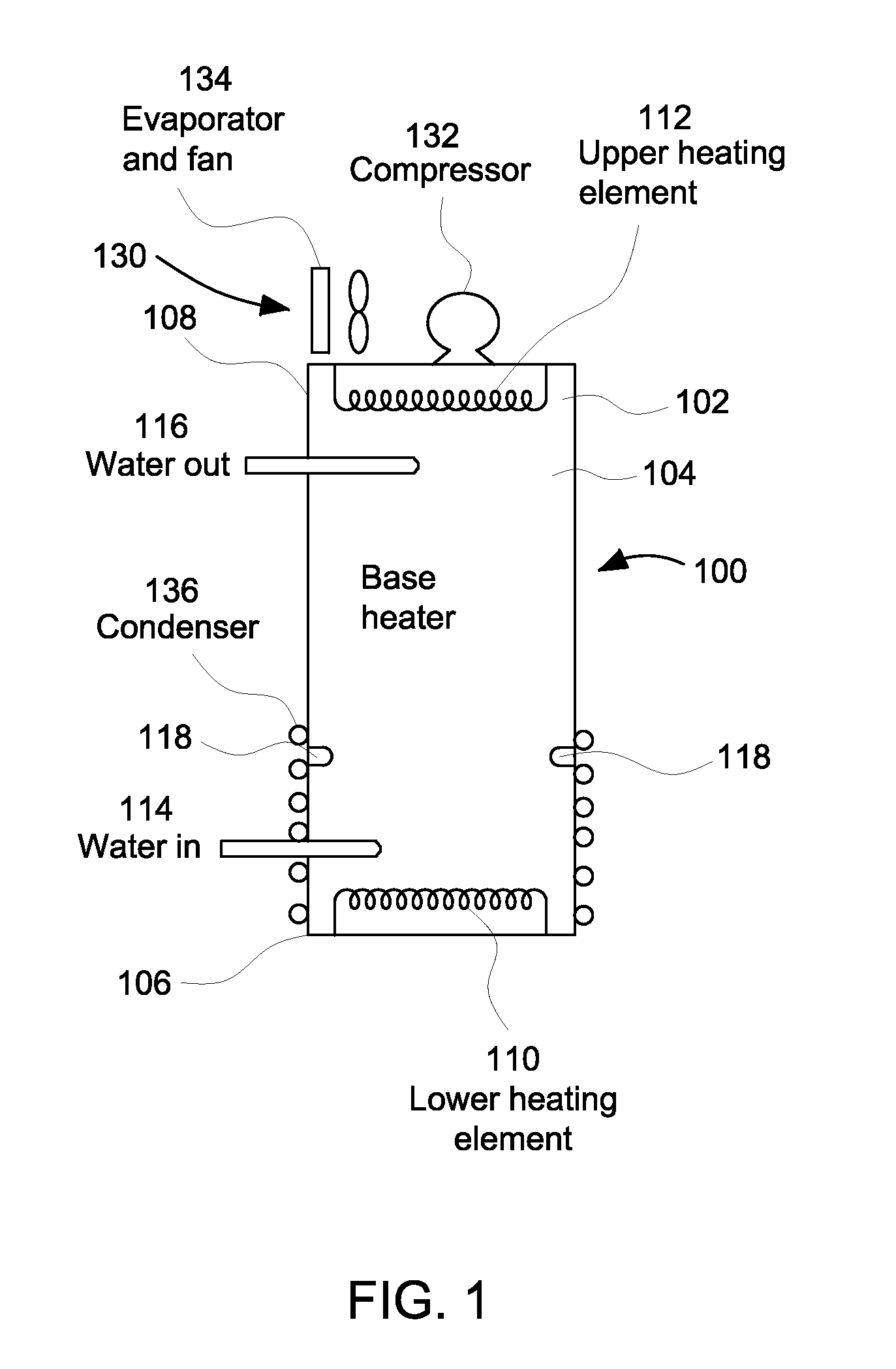 Water heater containing a phase change material