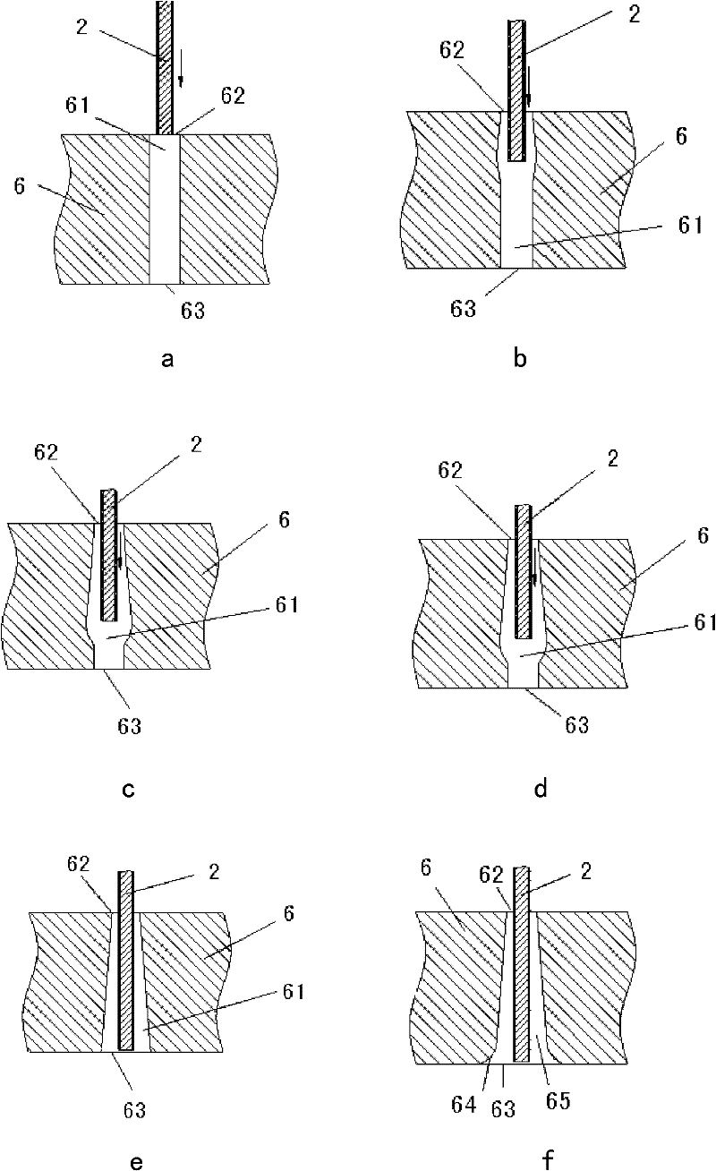Electrochemical machining method and device for oil nozzle spray orifice of diesel motor