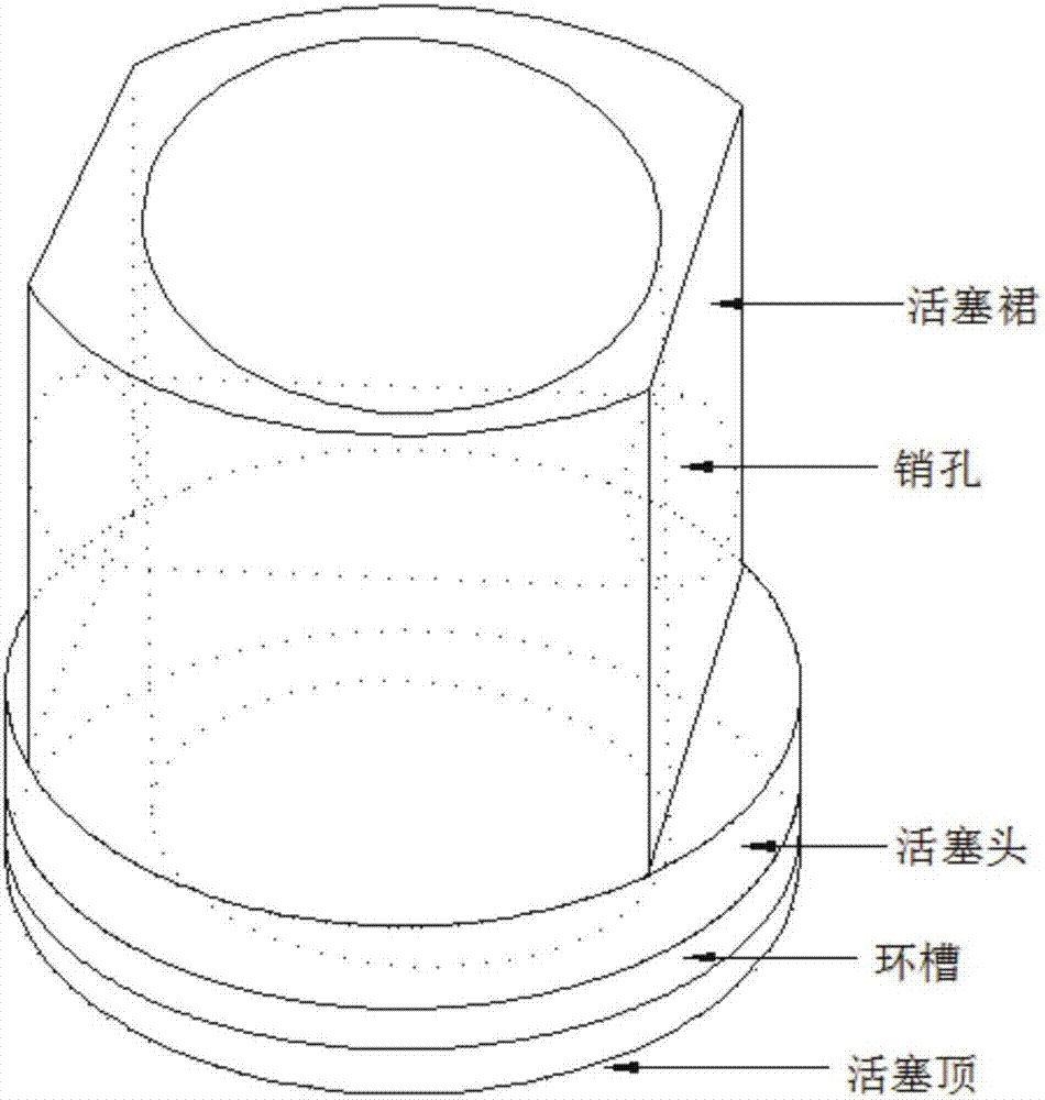 Multiple carbon and ceramic base composite material piston and preparation method and application thereof