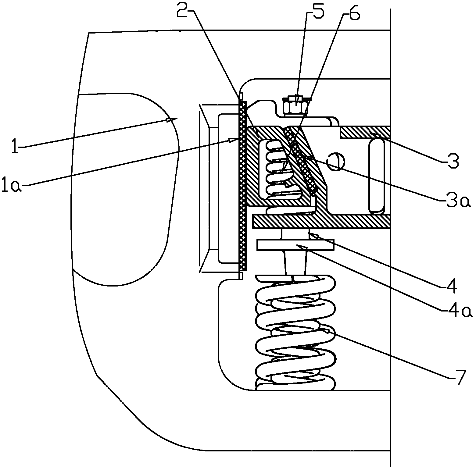 Variable friction control type oscillating damper of rail wagon