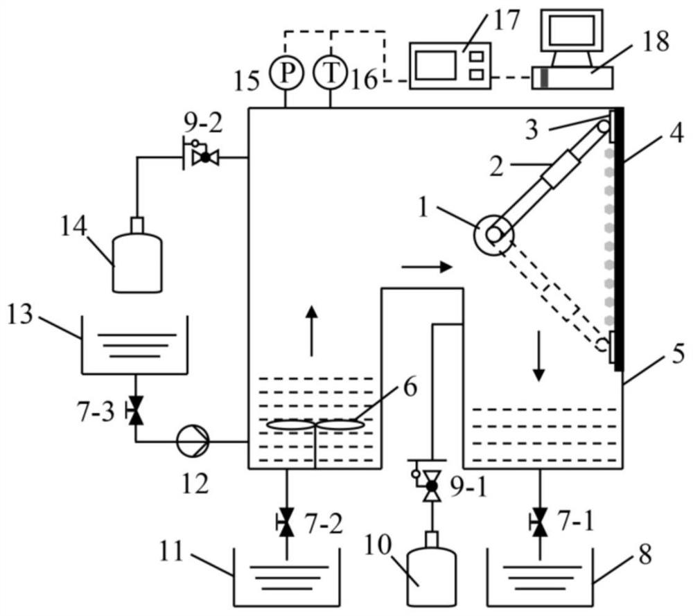 Sewage treatment method and device based on hydrate water vapor adsorption method