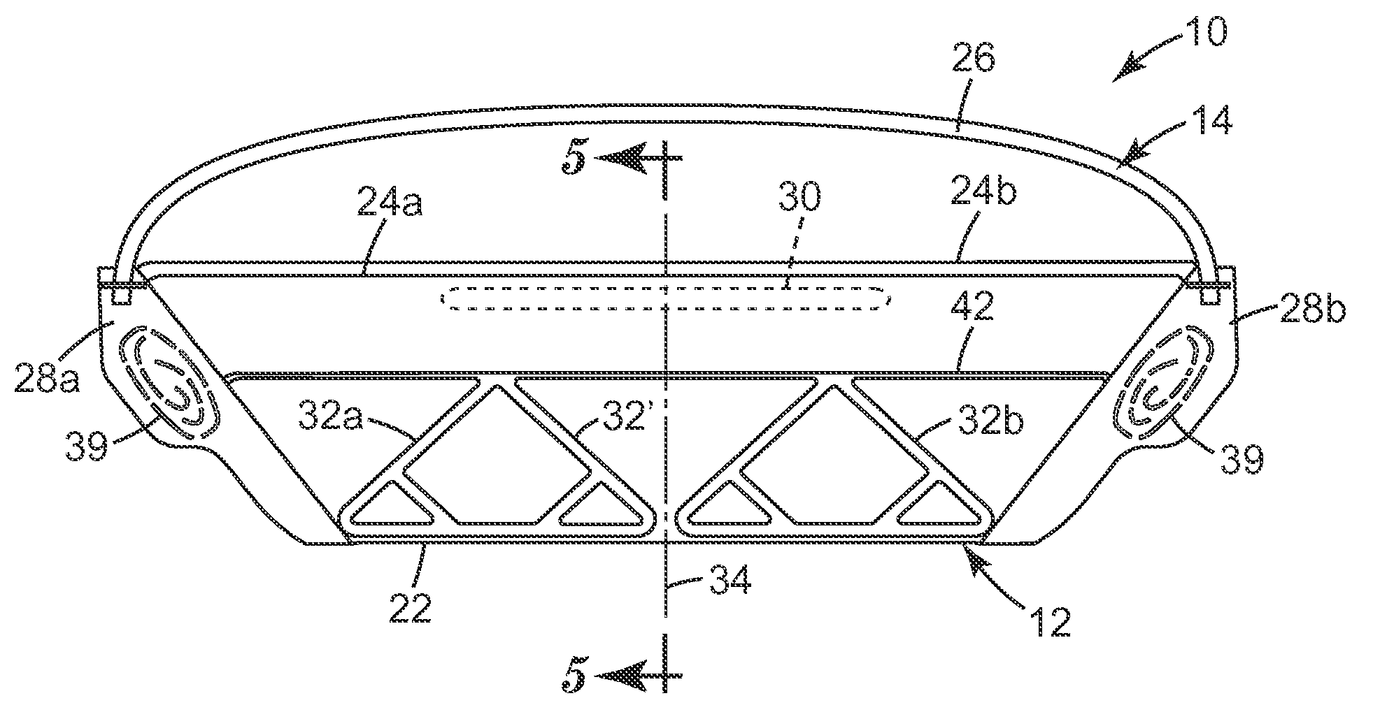 Flat-fold filtering face-piece respirator having structural weld pattern