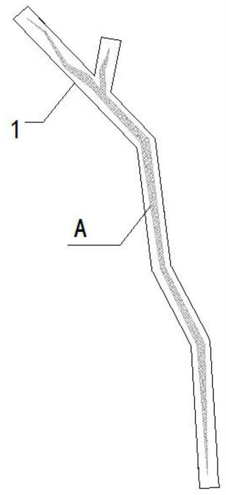 Method for permanently repairing tunnel lining crack by using UHPC material