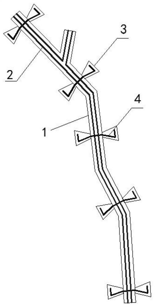 Method for permanently repairing tunnel lining crack by using UHPC material