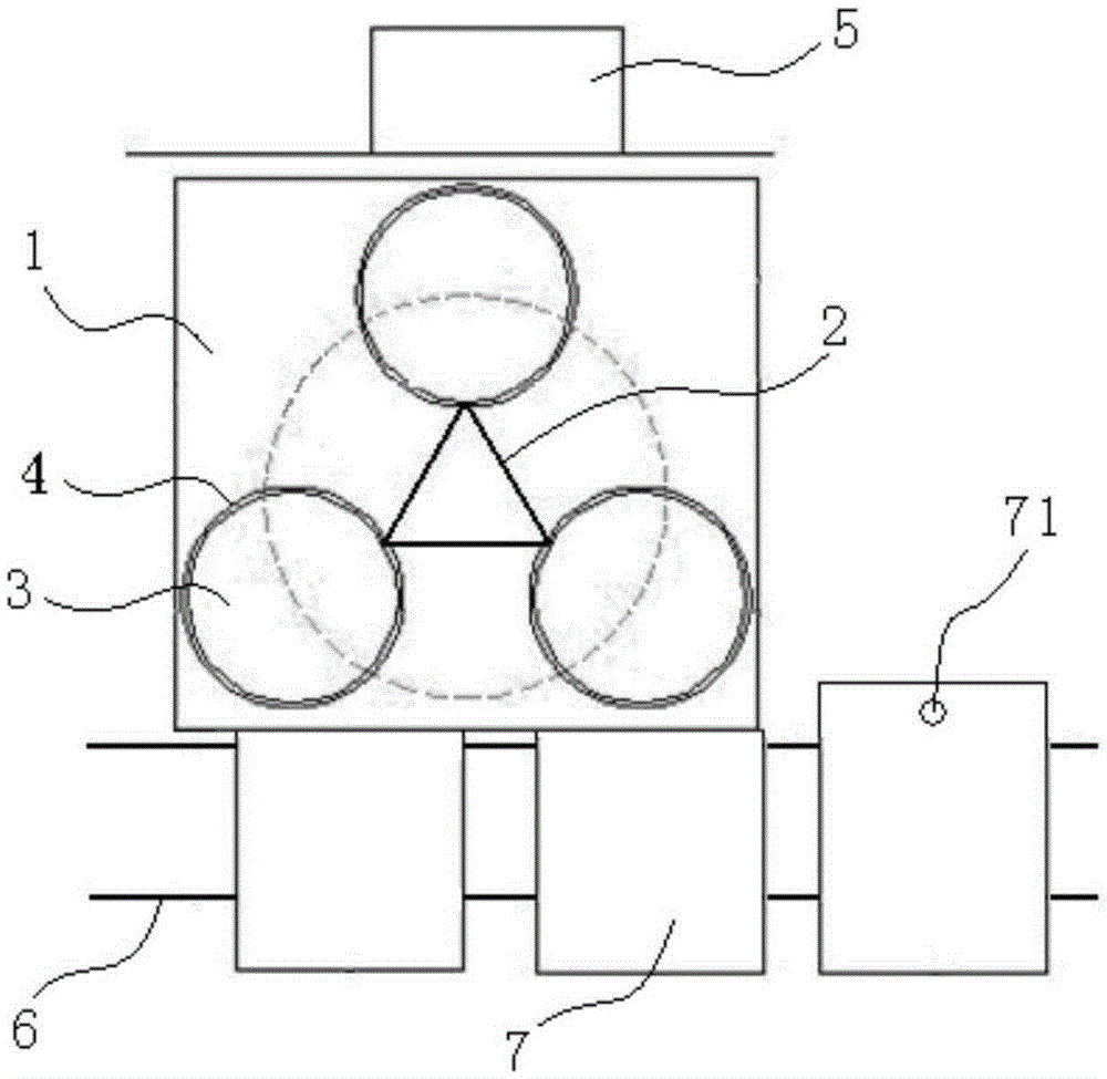 Steel ladle transferring device