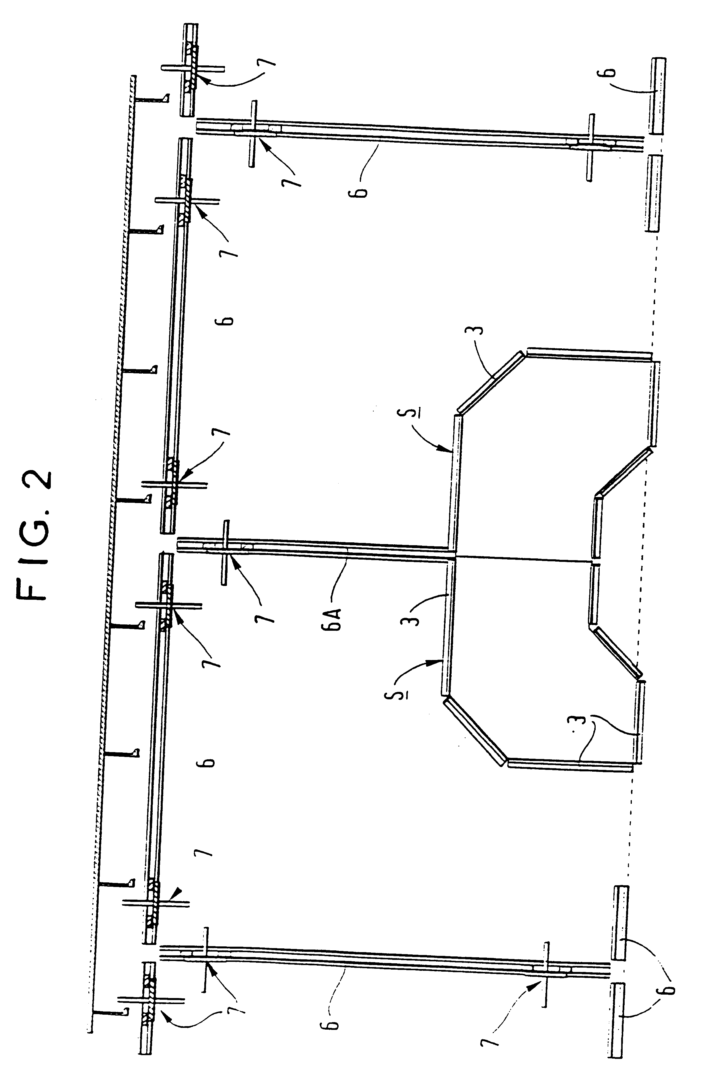 Method of installing ships cabin wall panels and a support for use in the method