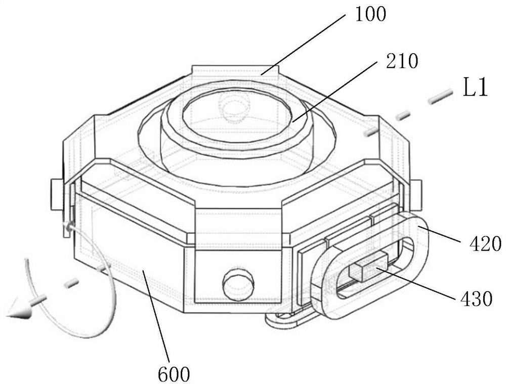 Camera module, electronic equipment and control method of camera module
