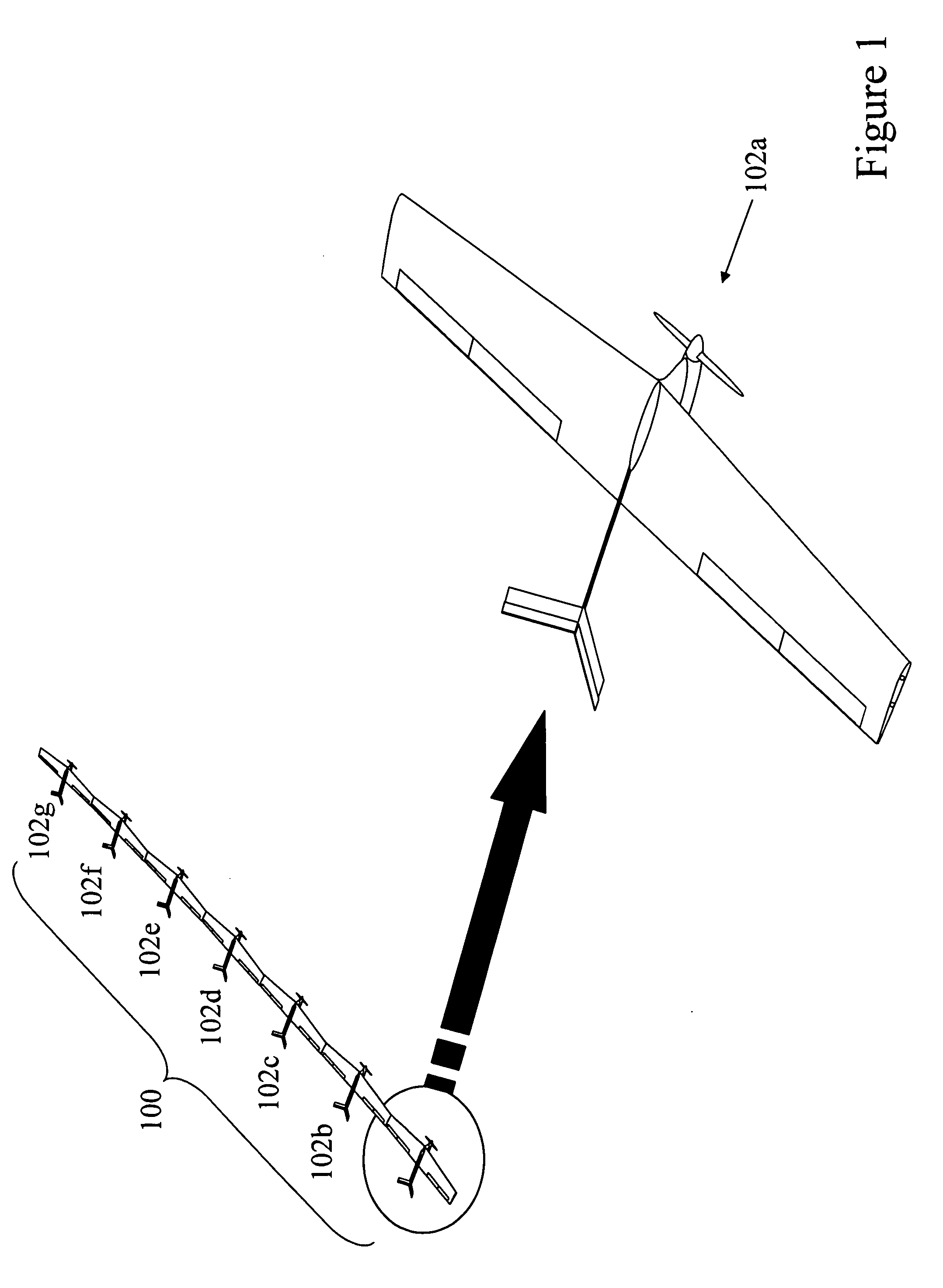 Modular articulated-wing aircraft