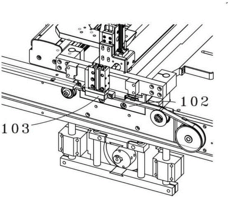 Long strip in-situ cutting and conveying system