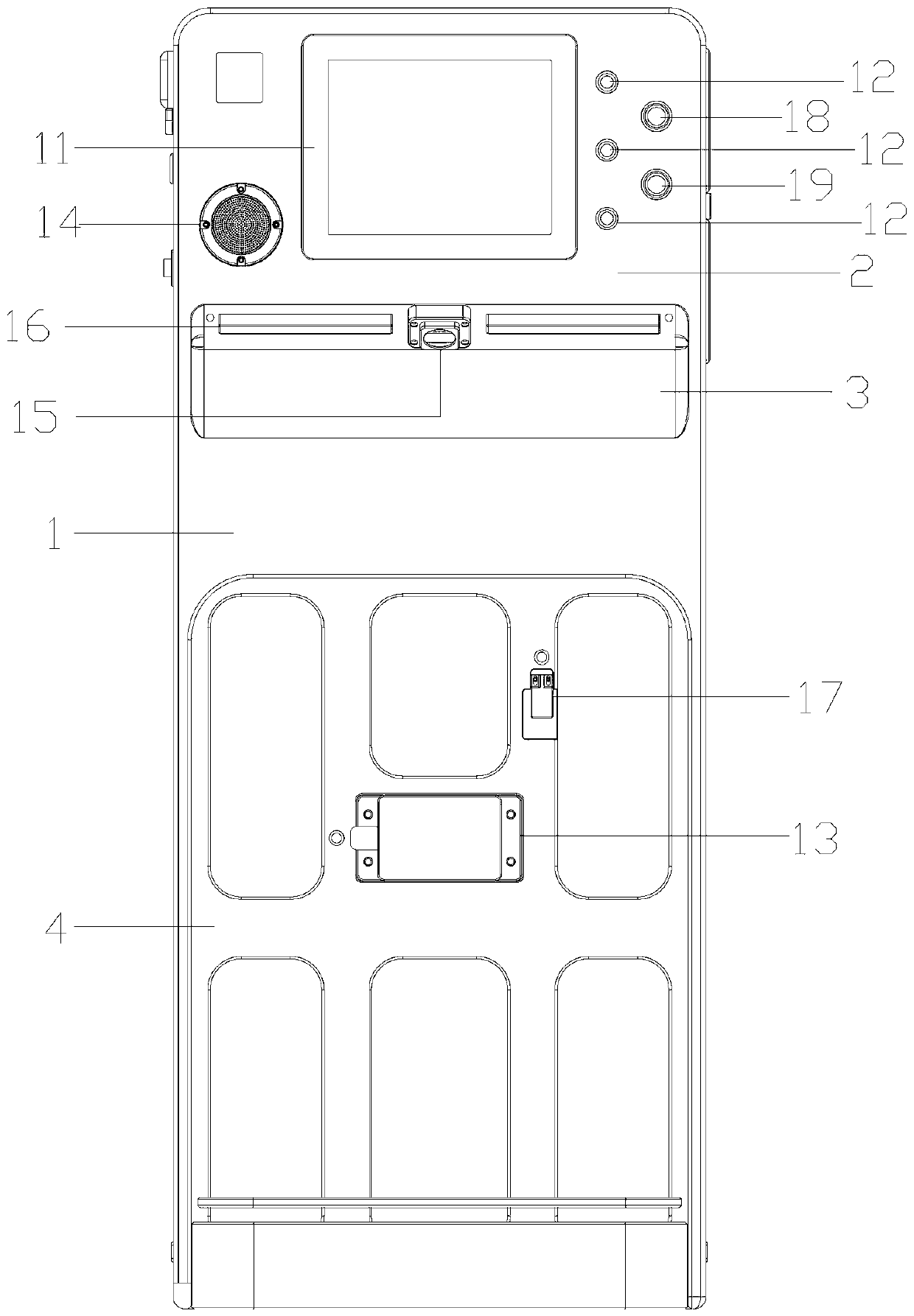 Intelligent collecting and weighing device for domestic garbage