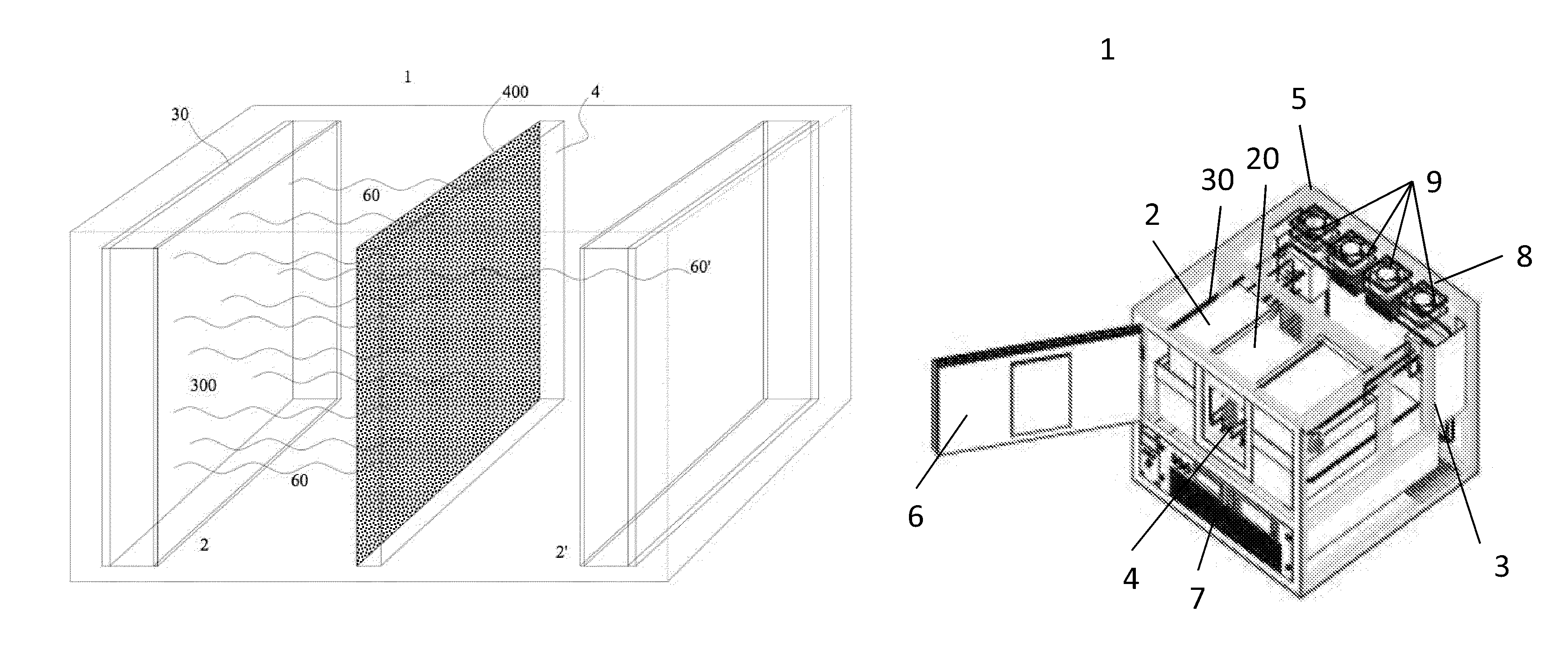 Self contained irradiation system using flat panel X-ray sources