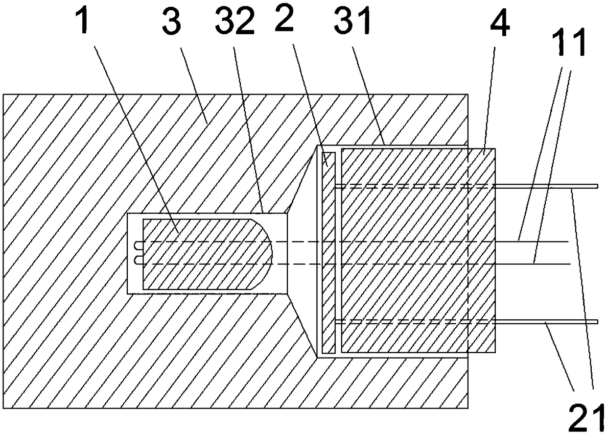 Optocoupler with simplest package and its assembling method