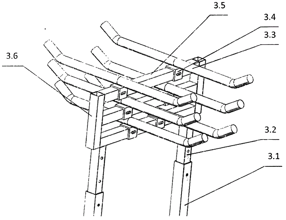 Copper wire stator wire-hanging device