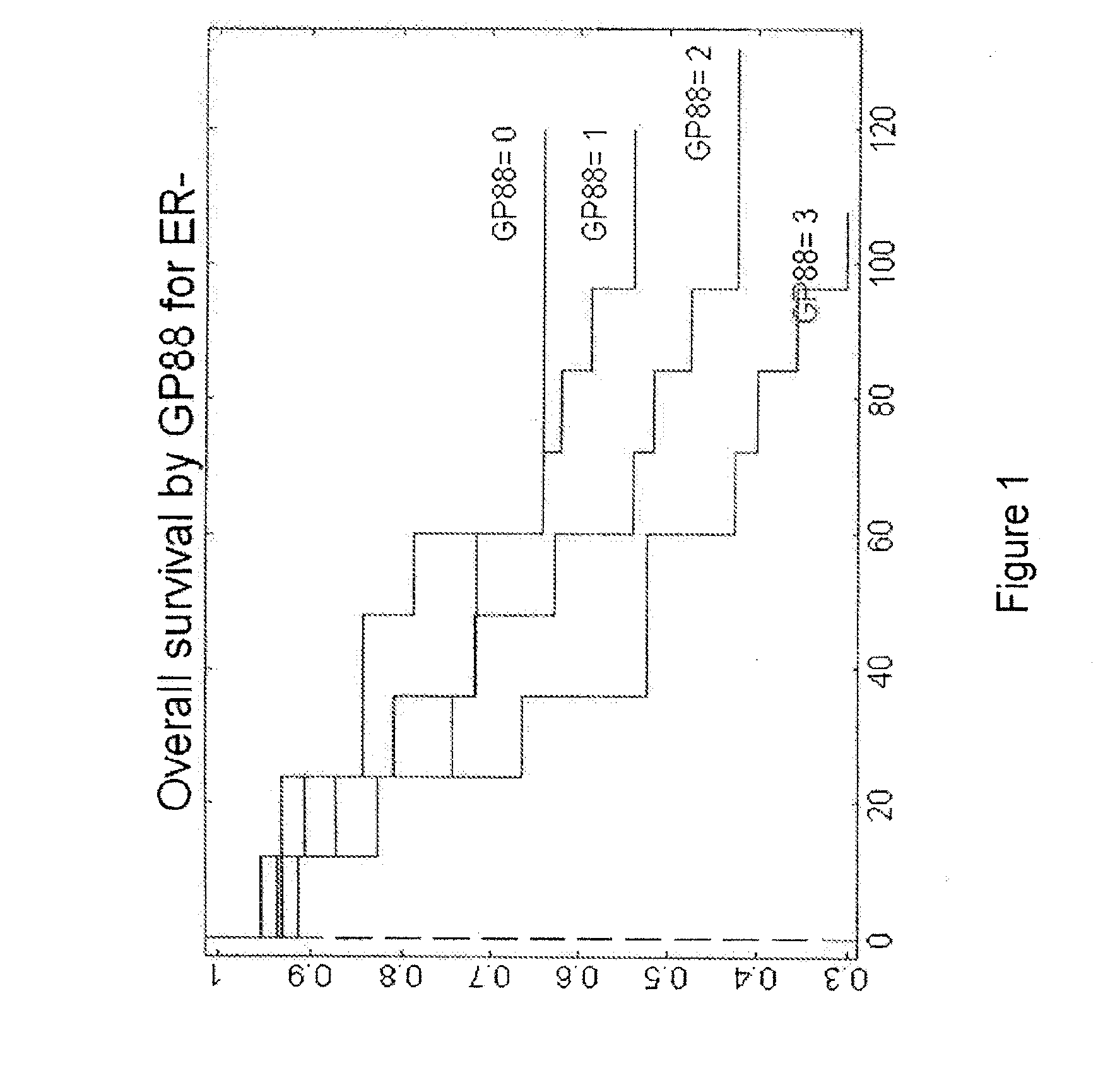 Methods for diagnosing cancer and determining the overall survival and disease-free survival of cancer patients