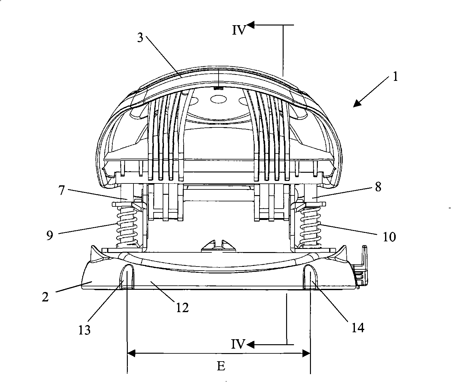 Paper punch with centering device