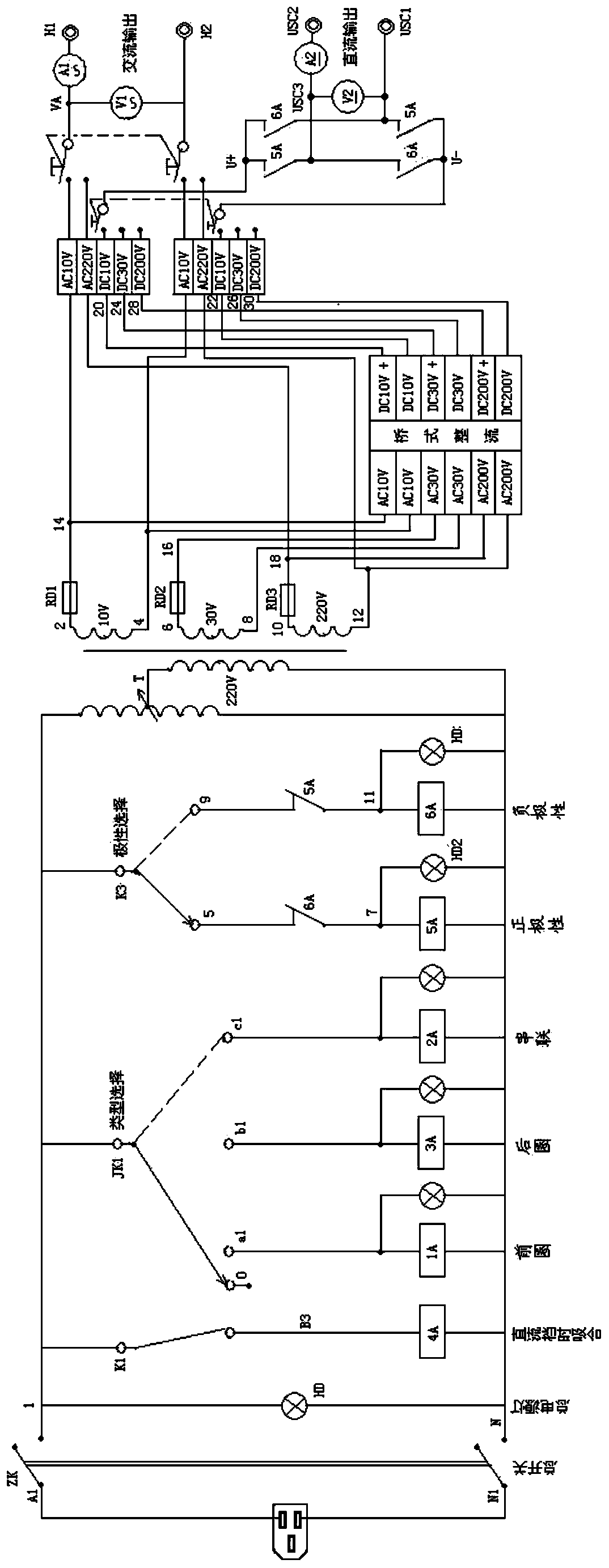 Portable relay test device and method