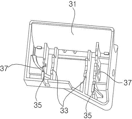 Automobile parking brake switch assembly