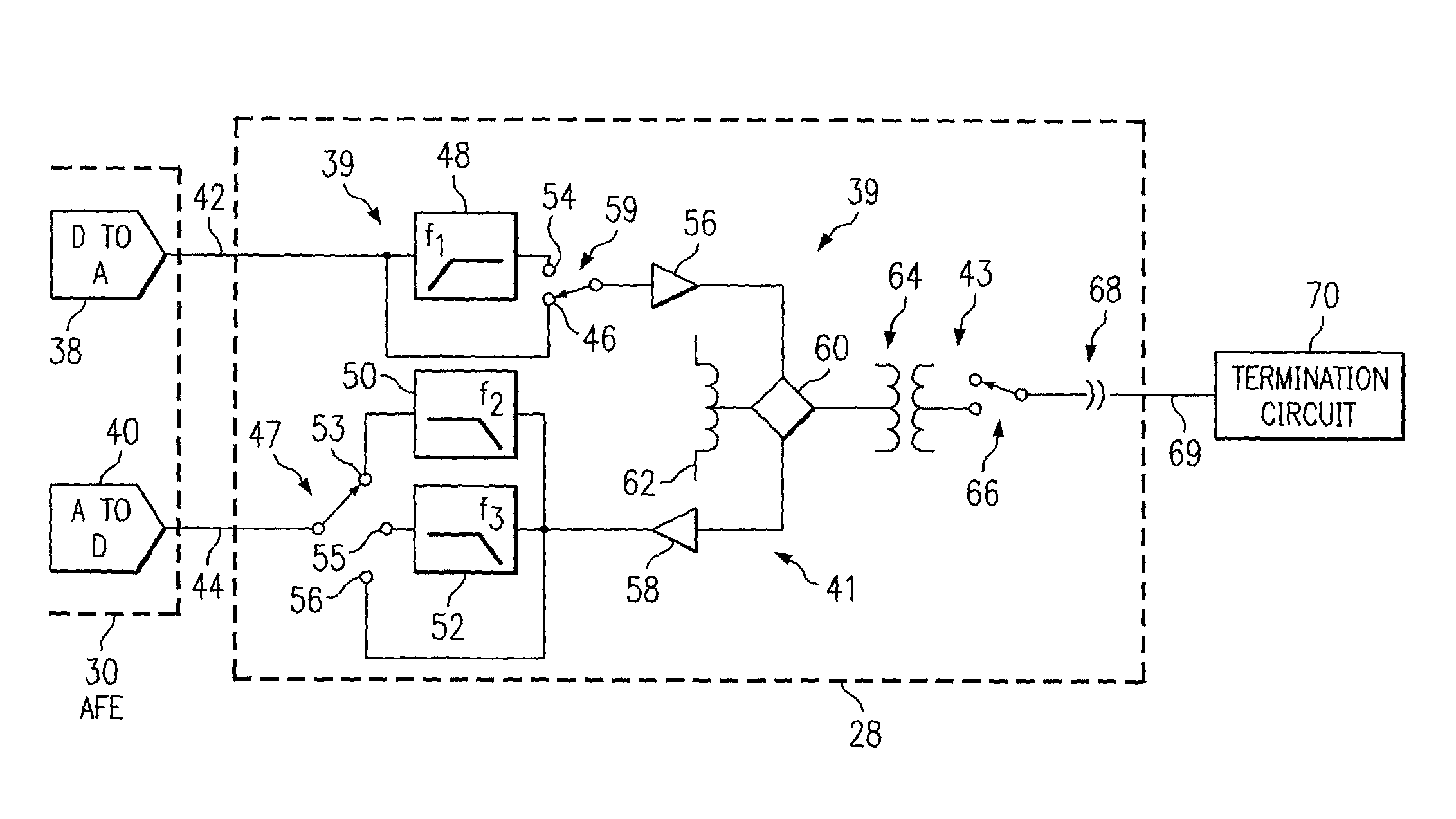 Method and system for self-testing a line card