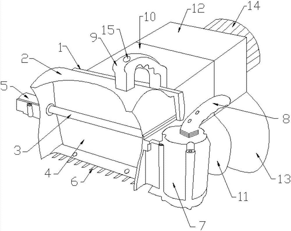 Cutting-type tea picking machine