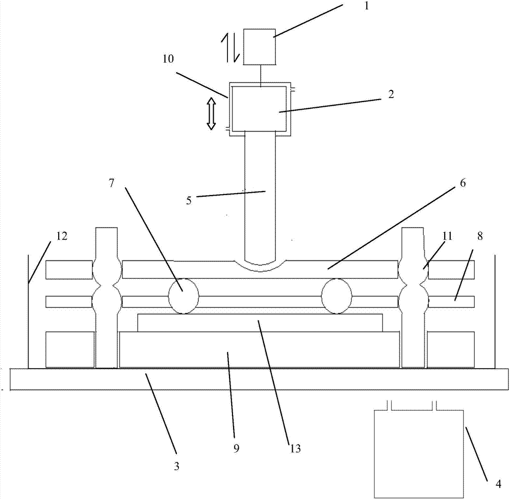 Method for machining tiny grooves through ultrasonic grinding