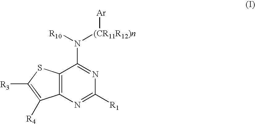 N-arylalkyl-thienopyrimidin-4-amines and analogs as activators of caspases and inducers of apoptosis and the use thereof