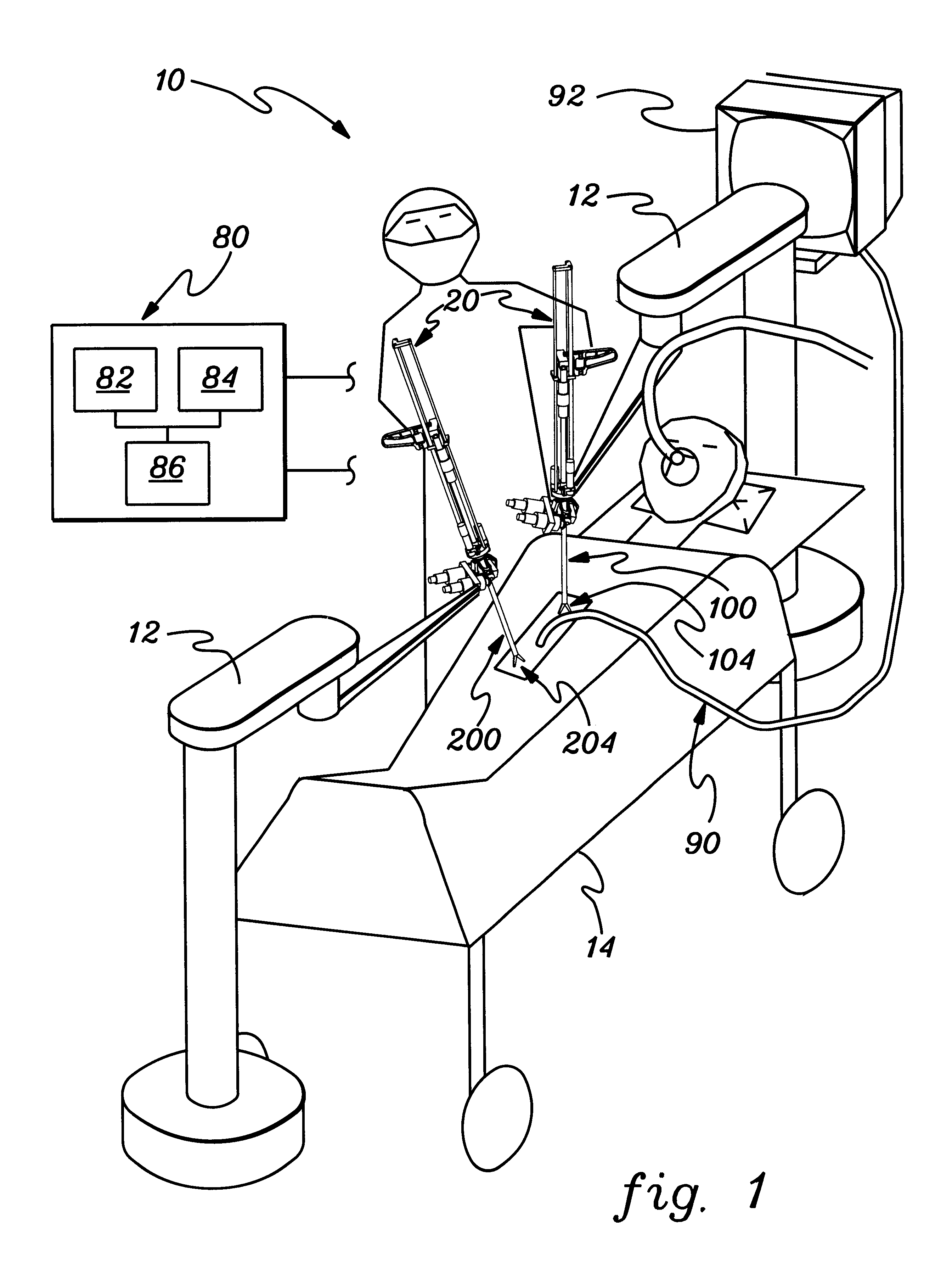 Robotic system, docking station, and surgical tool for collaborative control in minimally invasive surgery