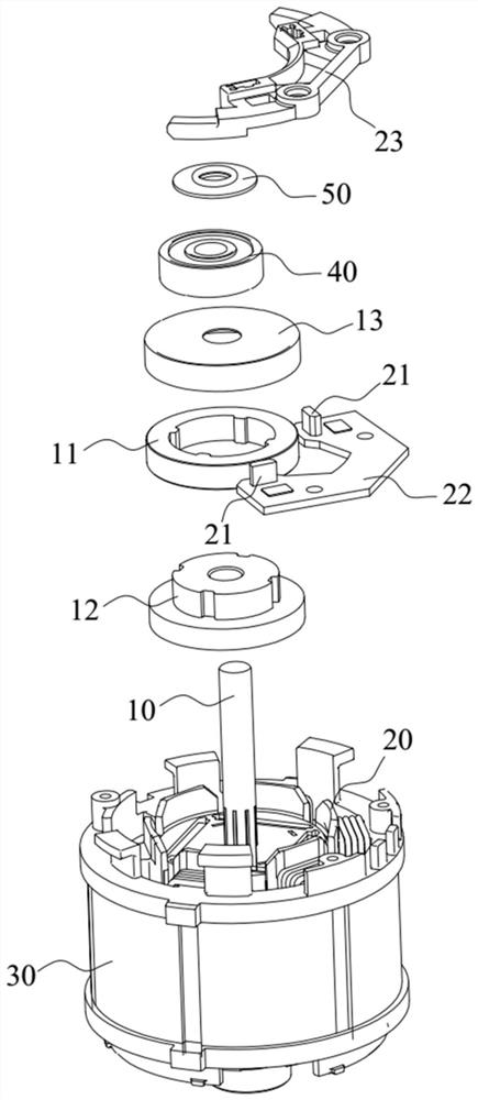 Rotating body position detection device