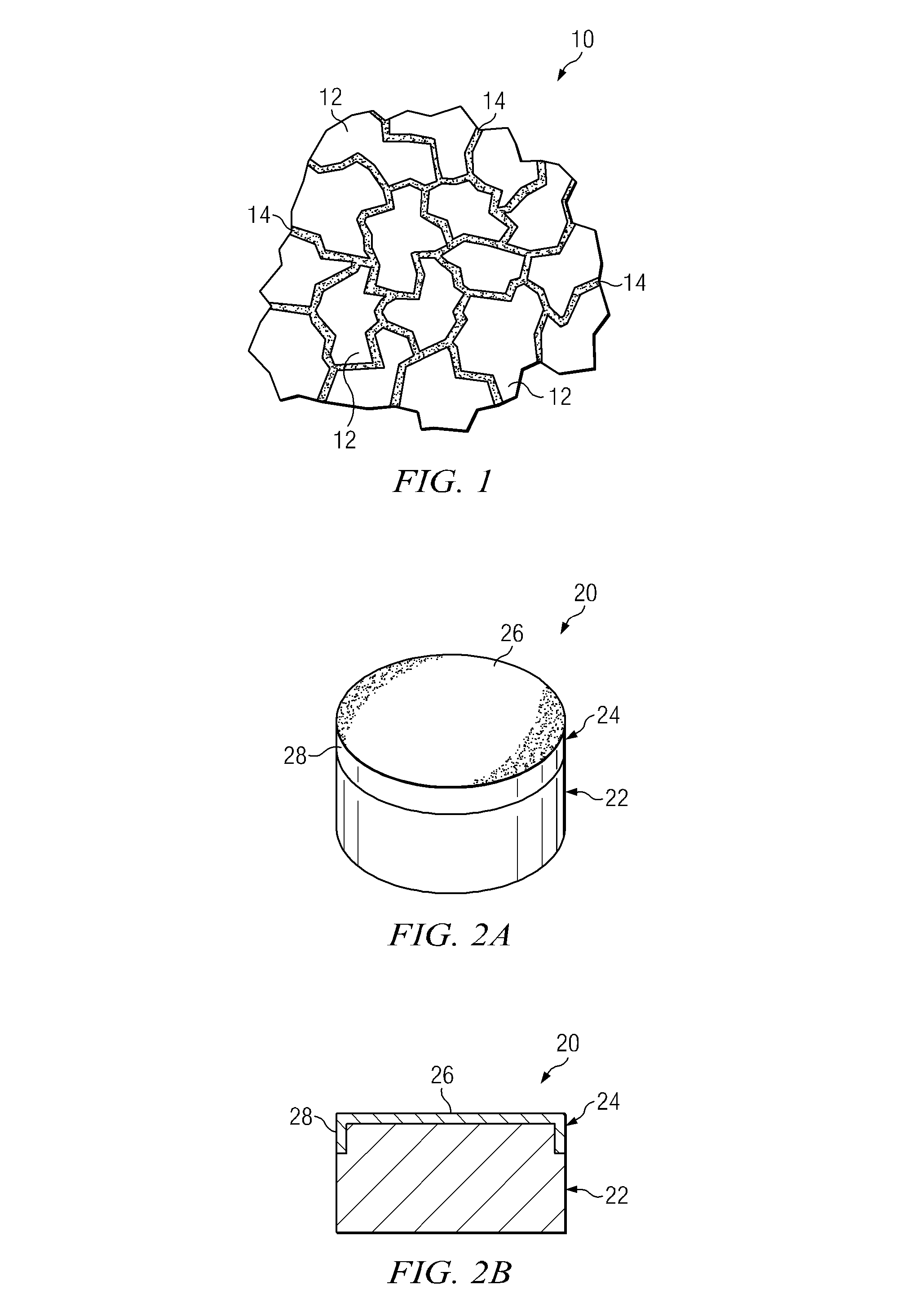 Ultra-hard composite constructions comprising high-density diamond surface